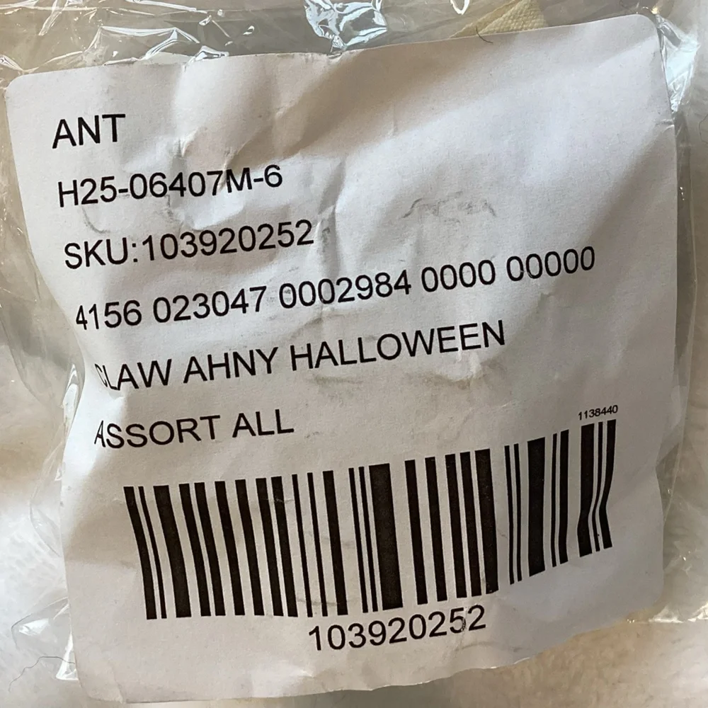 👻Anthropologie Mini Hair Claw Clips Small Halloween Witch Hat Ghost Candy Corn